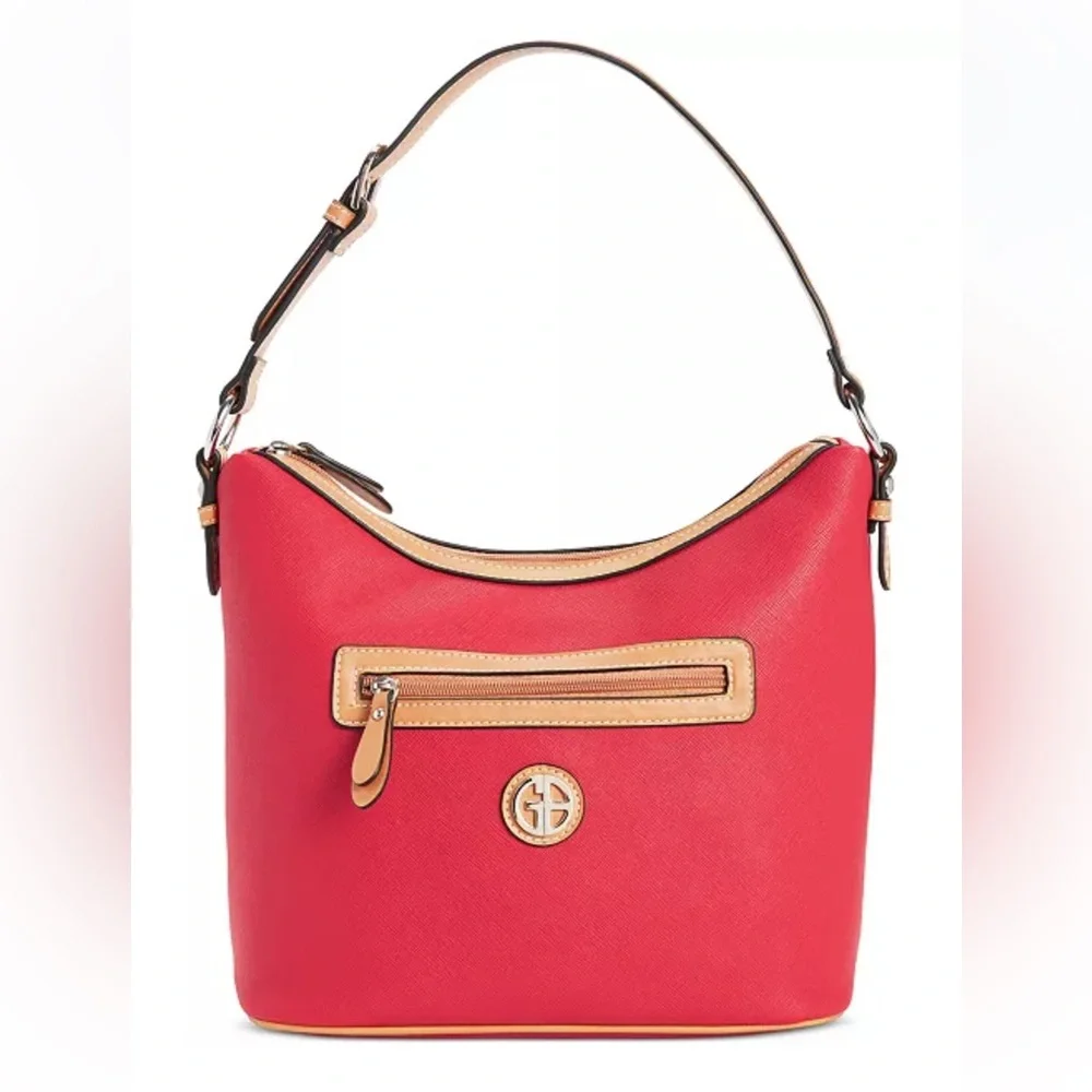 Giani Bernini Saffiano Faux Leather Medium Hobo Bag